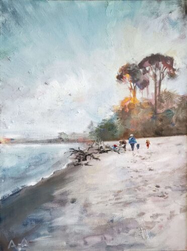 Ann Anrrich - Driftwood Stroll 16x12