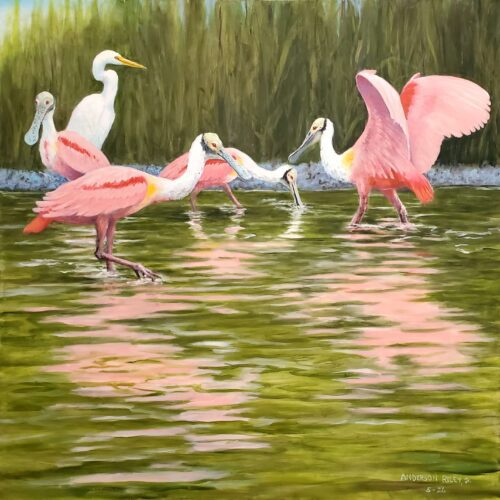 Anderson Riley - Breakfast Bar 48x48x1.5 Oil on Canvas 2026