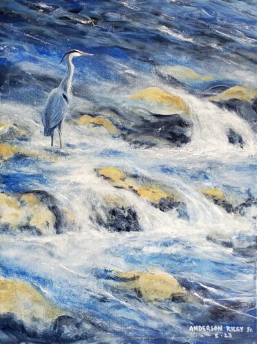 Anderson Riley - Rapid Waiting 40x30