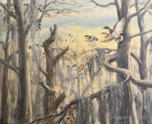 Anderson Riley - Treetop Leavers 16x20 Oil on Canvas 2026