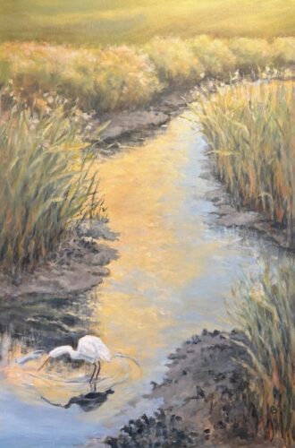 Barrie Tompkins - Golden Morning Acrylic on Canvas 2026