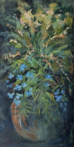 Barrie Tompkins - Plumbago 20x10x.75 Acrylic 2026
