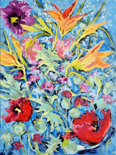 Barrie Tompkins "Wildflowers" 24x18