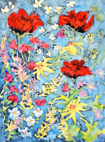 Barrie Tompkins "Wildflowers II" 24x18