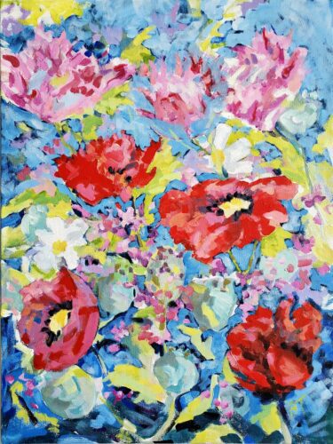 Barrie Tompkins "Wildflowers III" 24x18
