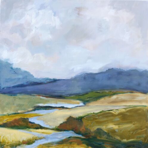 Cami Hutchinson - Scenic View 24x24x1.5 Oil on Canvas