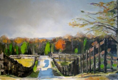 Debra Paysinger Middlefield View 24x36 Acrylic on Canvas