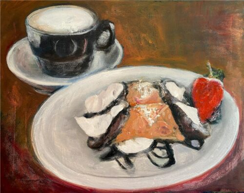 Debra Paysinger Nic's Cafe 16x20 Oil on Canvas
