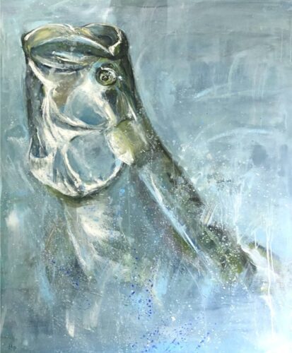 Debra Paysinger Tarpon Tornado 48x36 Acrylic on Canvas