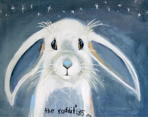 Debra Paysinger the raddit 135 16x20 Acrylic on Canvas