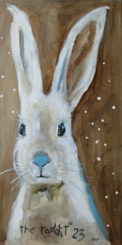 Debra Paysinger the raddit 23 15x30 Acrylic on Canvas