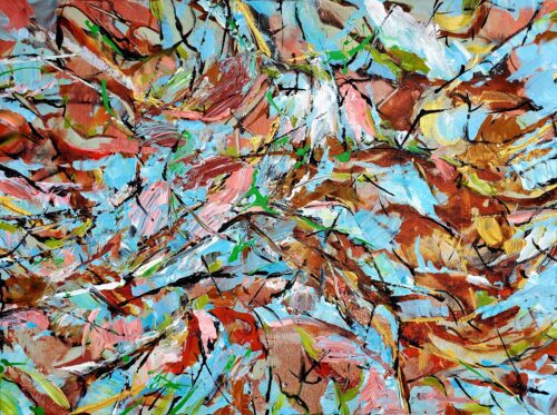 Julia Moore - Shenanigans 18x24 Acrylic on Canvas