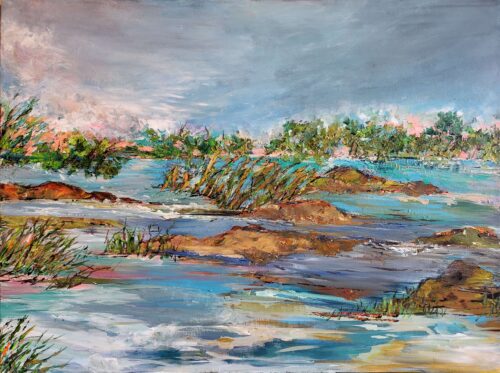 Julia Moore - Untitled 2026 Acrylic on Canvas 36x48