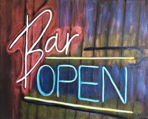 Lani Stringer "Bar Open" 8x10