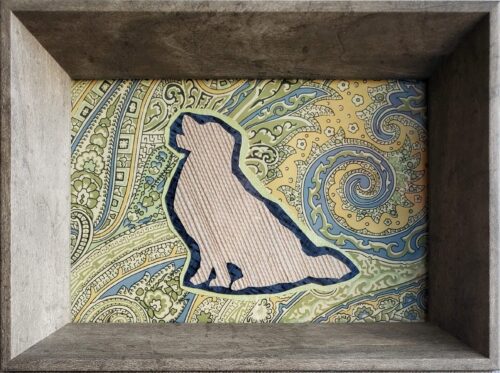 LeeAnn Harris - New Tricks 5x7 Wallpaper Pet Silhouette