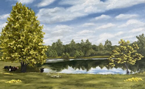 Rachael Sherer - Afternoon Repose 20x32 Oil on Canvas