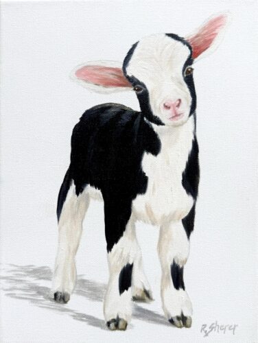 Rachael Sherer Are You Kiddin' Me (Kid) 2026 Oil on Canvas 12x9x1.5