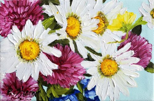 Rachel Sherer "Daisy Bouquet" 4x6