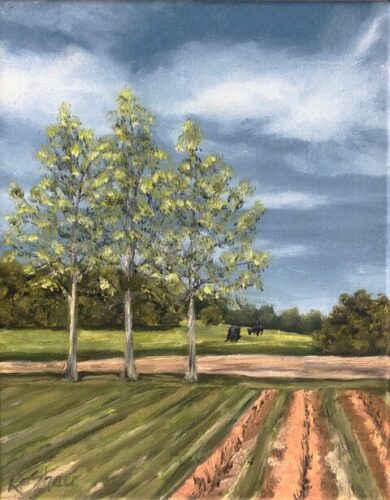 Rachael Sherer - The Hill 10x8x.75 #1531