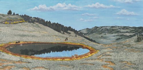 Rachael Sherer - Where the Bison Roam 24x48
