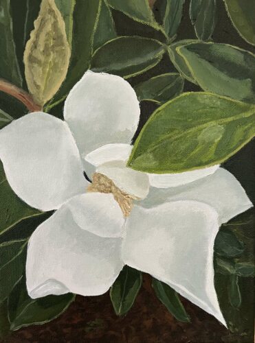 Ruth Saunders "Magnolia" 12x9x1.5