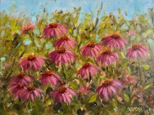 Wanda Spong - Summer Favorites 11x14 Oil on Linen in 13.5x16.5 Elite Gold Frame 2026