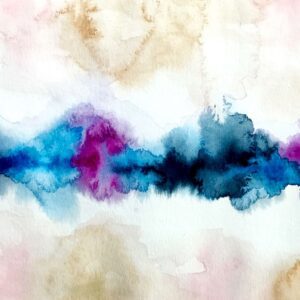 Julia Spong - A Break in the Seams 8.5x11.5 in 15.25x21.25 Black Frame with White Mat