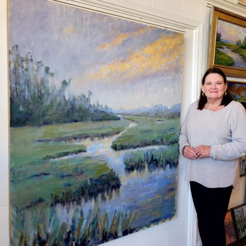 Nina Knowlton - Evening Quiet 60x48x1.5 Oil on Canvas